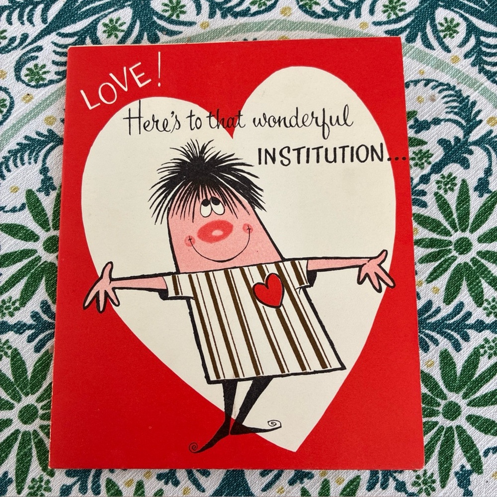 Vintage Buzza Cardozo Hollywood USA Love Greeting Card As IS